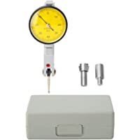 Indicador de palanca de 0-0-8 mm Micrómetro de cola de milano de 0-01 mm- herramienta de medición de escala